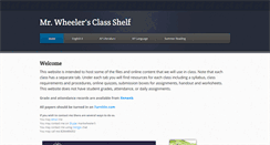 Desktop Screenshot of classshelf.com